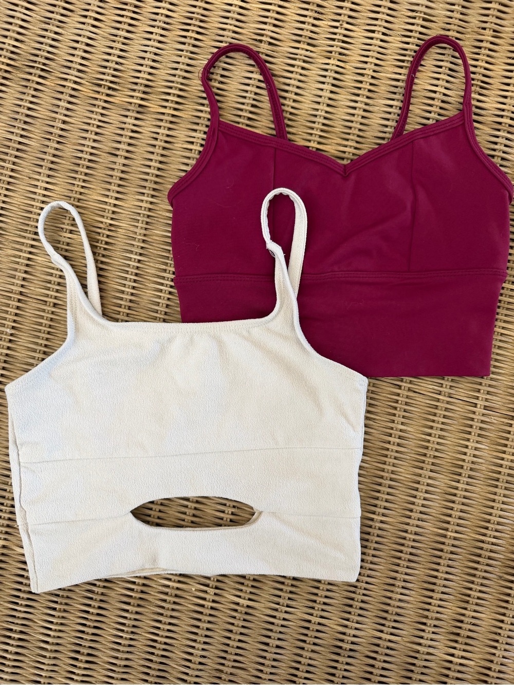 FIVE THE LABEL Two Crop Tops Size Youth XL